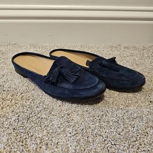 Banana Republic Suede Navy Loafers US women's 6